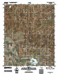 Horseshoe Lake Oklahoma Historical topographic map, 1:24000 scale, 7.5 X 7.5 Minute, Year 2010