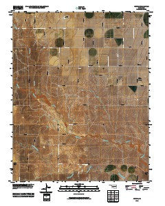 Hough Oklahoma Historical topographic map, 1:24000 scale, 7.5 X 7.5 Minute, Year 2010