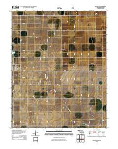 Hough NE Oklahoma Historical topographic map, 1:24000 scale, 7.5 X 7.5 Minute, Year 2010