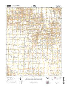 Hough SW Oklahoma Current topographic map, 1:24000 scale, 7.5 X 7.5 Minute, Year 2016