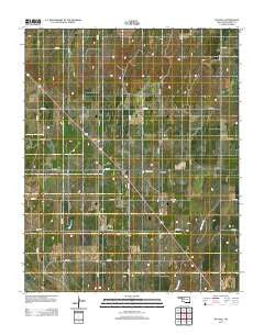 Hucmac Oklahoma Historical topographic map, 1:24000 scale, 7.5 X 7.5 Minute, Year 2012