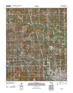 Hugo Oklahoma Historical topographic map, 1:24000 scale, 7.5 X 7.5 Minute, Year 2013