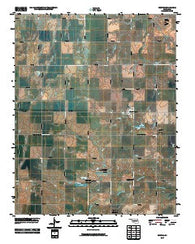 Hunter Oklahoma Historical topographic map, 1:24000 scale, 7.5 X 7.5 Minute, Year 2010