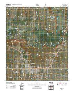 Idabel Oklahoma Historical topographic map, 1:24000 scale, 7.5 X 7.5 Minute, Year 2010