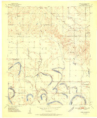 Idabel SE Oklahoma Historical topographic map, 1:24000 scale, 7.5 X 7.5 Minute, Year 1951