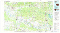 Idabel Oklahoma Historical topographic map, 1:100000 scale, 30 X 60 Minute, Year 1986