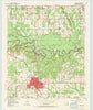 Idabel Oklahoma Historical topographic map, 1:24000 scale, 7.5 X 7.5 Minute, Year 1950