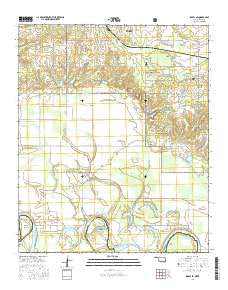 Idabel SE Oklahoma Current topographic map, 1:24000 scale, 7.5 X 7.5 Minute, Year 2016
