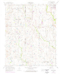 Indiahoma Oklahoma Historical topographic map, 1:24000 scale, 7.5 X 7.5 Minute, Year 1956