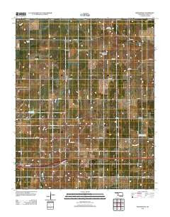 Indianapolis Oklahoma Historical topographic map, 1:24000 scale, 7.5 X 7.5 Minute, Year 2012