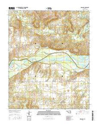 Indianola Oklahoma Current topographic map, 1:24000 scale, 7.5 X 7.5 Minute, Year 2016