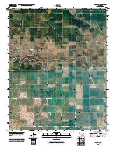 Ingersoll Oklahoma Historical topographic map, 1:24000 scale, 7.5 X 7.5 Minute, Year 2009
