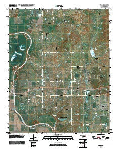 Inola Oklahoma Historical topographic map, 1:24000 scale, 7.5 X 7.5 Minute, Year 2010