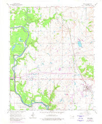 Inola Oklahoma Historical topographic map, 1:24000 scale, 7.5 X 7.5 Minute, Year 1963