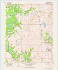 Inola Oklahoma Historical topographic map, 1:24000 scale, 7.5 X 7.5 Minute, Year 1963