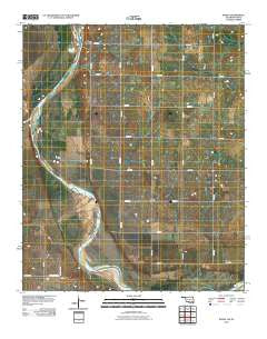 Irving Oklahoma Historical topographic map, 1:24000 scale, 7.5 X 7.5 Minute, Year 2010