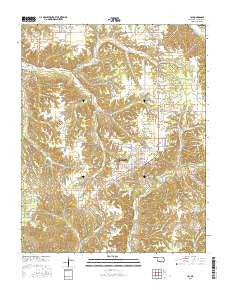 Jay Oklahoma Current topographic map, 1:24000 scale, 7.5 X 7.5 Minute, Year 2016