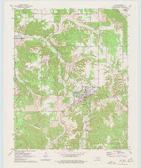 Jay Oklahoma Historical topographic map, 1:24000 scale, 7.5 X 7.5 Minute, Year 1971