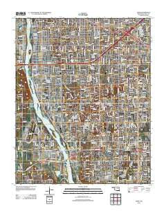 Jenks Oklahoma Historical topographic map, 1:24000 scale, 7.5 X 7.5 Minute, Year 2012