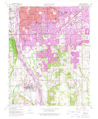 Jenks Oklahoma Historical topographic map, 1:24000 scale, 7.5 X 7.5 Minute, Year 1952