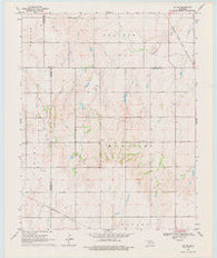 Jet SE Oklahoma Historical topographic map, 1:24000 scale, 7.5 X 7.5 Minute, Year 1969