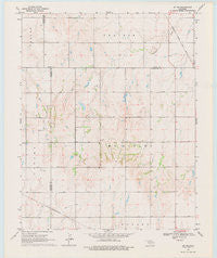 Jet SE Oklahoma Historical topographic map, 1:24000 scale, 7.5 X 7.5 Minute, Year 1969