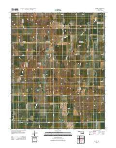 Jet SE Oklahoma Historical topographic map, 1:24000 scale, 7.5 X 7.5 Minute, Year 2012