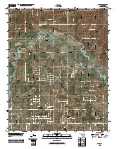 Jones Oklahoma Historical topographic map, 1:24000 scale, 7.5 X 7.5 Minute, Year 2010
