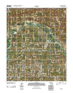 Jones Oklahoma Historical topographic map, 1:24000 scale, 7.5 X 7.5 Minute, Year 2012
