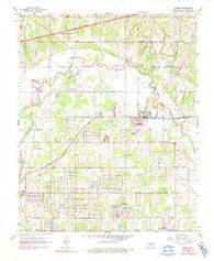 Jones Oklahoma Historical topographic map, 1:24000 scale, 7.5 X 7.5 Minute, Year 1955