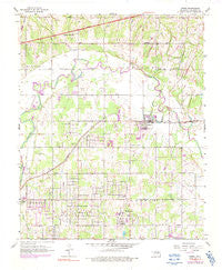 Jones Oklahoma Historical topographic map, 1:24000 scale, 7.5 X 7.5 Minute, Year 1955