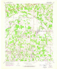 Jones Oklahoma Historical topographic map, 1:24000 scale, 7.5 X 7.5 Minute, Year 1955