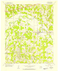 Jones Oklahoma Historical topographic map, 1:24000 scale, 7.5 X 7.5 Minute, Year 1955