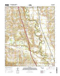 Joy Oklahoma Current topographic map, 1:24000 scale, 7.5 X 7.5 Minute, Year 2016