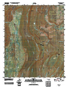 Jumbo Oklahoma Historical topographic map, 1:24000 scale, 7.5 X 7.5 Minute, Year 2009