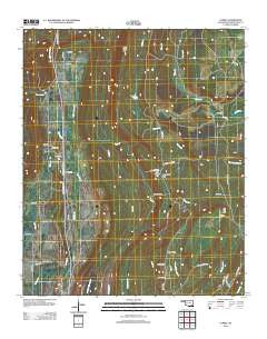 Jumbo Oklahoma Historical topographic map, 1:24000 scale, 7.5 X 7.5 Minute, Year 2012