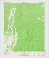 Jumbo Oklahoma Historical topographic map, 1:24000 scale, 7.5 X 7.5 Minute, Year 1957