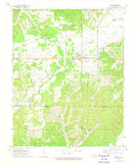 Kansas Oklahoma Historical topographic map, 1:24000 scale, 7.5 X 7.5 Minute, Year 1972