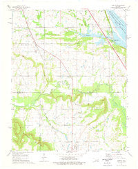 Keefton Oklahoma Historical topographic map, 1:24000 scale, 7.5 X 7.5 Minute, Year 1974