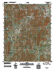 Kellyville Oklahoma Historical topographic map, 1:24000 scale, 7.5 X 7.5 Minute, Year 2010