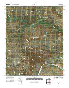 Kemp Oklahoma Historical topographic map, 1:24000 scale, 7.5 X 7.5 Minute, Year 2010