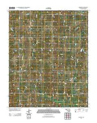 Kendrick Oklahoma Historical topographic map, 1:24000 scale, 7.5 X 7.5 Minute, Year 2012