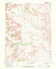 Kenton NE Oklahoma Historical topographic map, 1:24000 scale, 7.5 X 7.5 Minute, Year 1969
