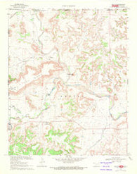 Kenton Oklahoma Historical topographic map, 1:24000 scale, 7.5 X 7.5 Minute, Year 1968