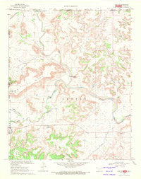 Kenton Oklahoma Historical topographic map, 1:24000 scale, 7.5 X 7.5 Minute, Year 1968