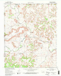 Kenton Oklahoma Historical topographic map, 1:24000 scale, 7.5 X 7.5 Minute, Year 1968