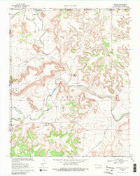 Kenton Oklahoma Historical topographic map, 1:24000 scale, 7.5 X 7.5 Minute, Year 1968