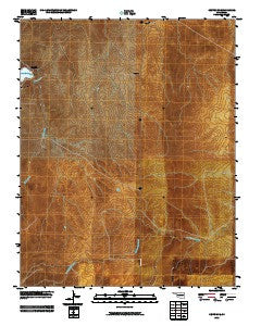 Kenton SE Oklahoma Historical topographic map, 1:24000 scale, 7.5 X 7.5 Minute, Year 2010