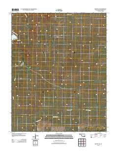 Kenton SE Oklahoma Historical topographic map, 1:24000 scale, 7.5 X 7.5 Minute, Year 2012