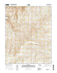 Kenton SE Oklahoma Current topographic map, 1:24000 scale, 7.5 X 7.5 Minute, Year 2016